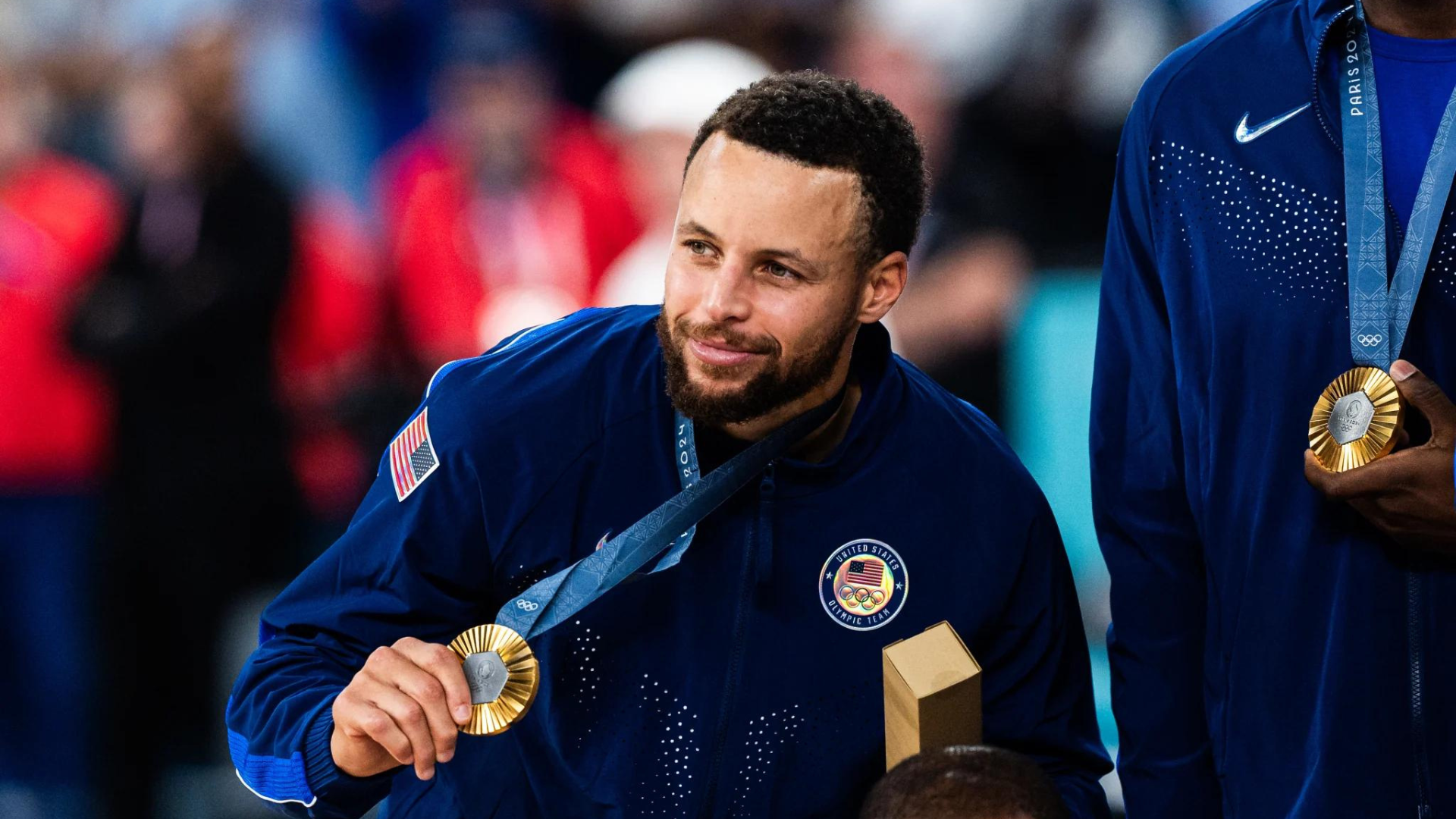 Compliments to the chef Steph Curry finally an Olympic gold medalist